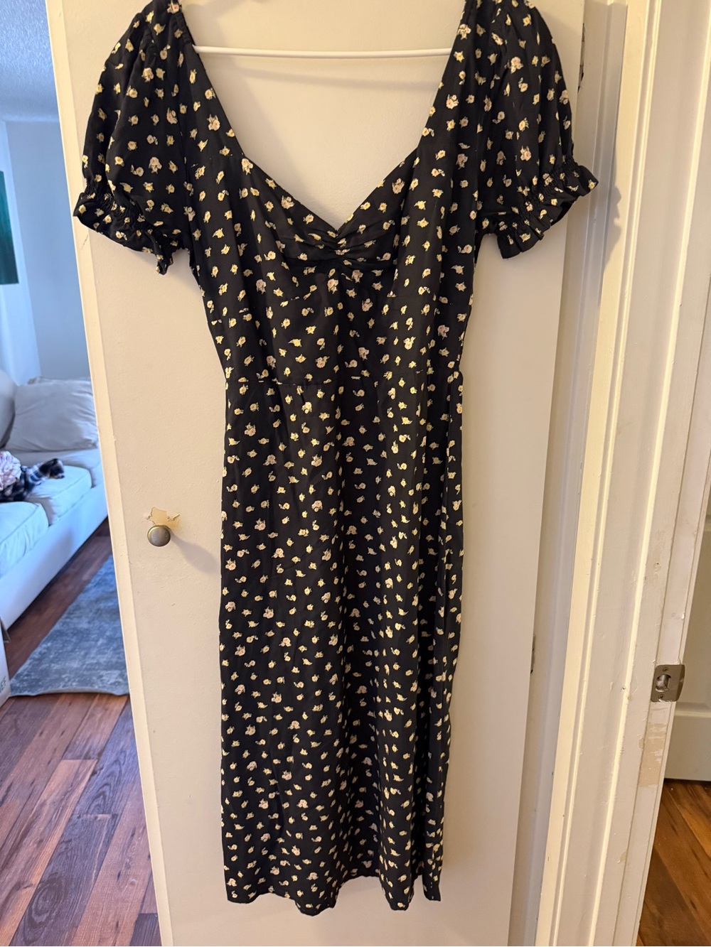 Billabong Black Maxi Dress back to school feminine dainty capsule closet  Print